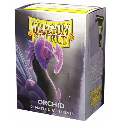 Protèges Cartes Standard  Dual Matte - Orchid Dragonshield (par 100)