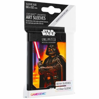  Star Wars Unlimited Étincelle de Rébellion - Art Sleeves Card Darth Vader par 60