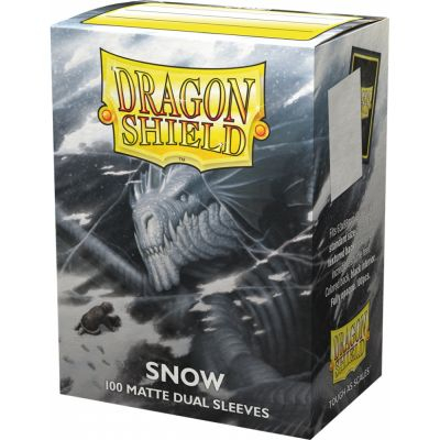 Protges Cartes Standard  Dual Matte - Snow Dragonshield (par 100)