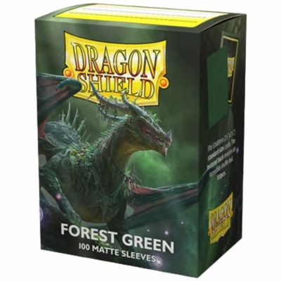 Protges Cartes Standard  Matte - Forest Green Dragonshield (par 100)