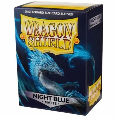 Protges Cartes Standard  Matte - Night Blue Dragonshield (par 100)