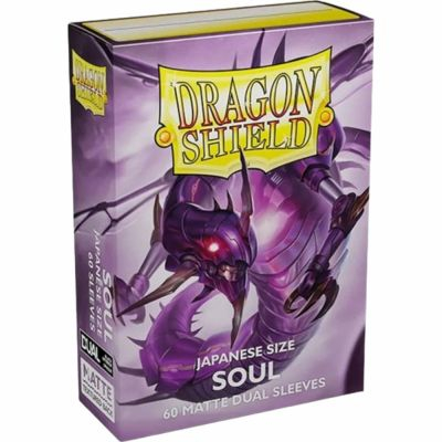 Protges Cartes Format JAP  Dragon Shield - 60 Japanese Sleeves Matte Dual - Soul