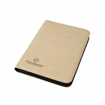 Portfolio A4 - 9 cases  WiseGuard Zip Binder - Beige 360 (20 Pages De 18)