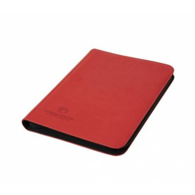 Portfolio A4 - 9 cases  WiseGuard Zip Binder - Rouge 360 (20 Pages De 18)