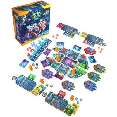 Jeu de Plateau Coopration Spark Riders 3000 - dition Commander (Deluxe)