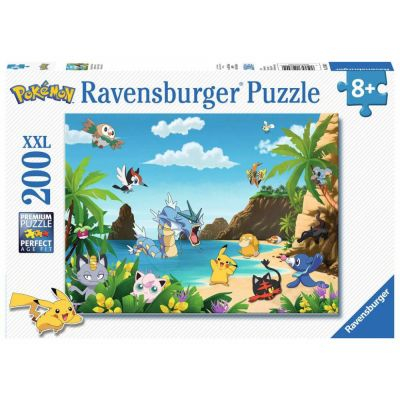 Bas sur votre Logique Rflexion Ravensburger - Puzzle Enfant - Puzzle 200 p XXL - Attrapez-les tous ! - Pokmon