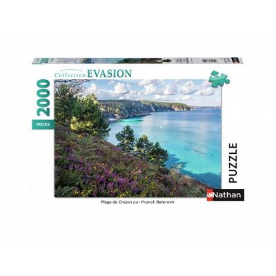 Bas sur votre Logique Rflexion Nathan - Puzzle 2000 pices - Plage de Crozon