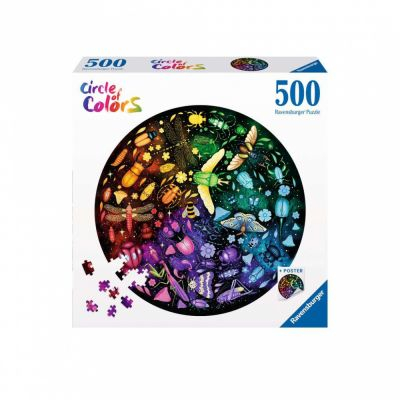 Bas sur votre Logique Rflexion Ravensburger Puzzle : Circle of colors : Insectes : 500 pices