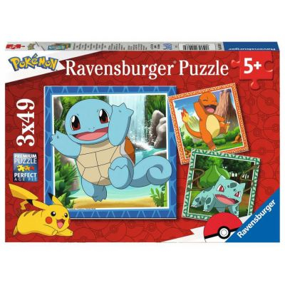 Bas sur votre Logique Rflexion Ravensburger - Puzzle enfant - 3 Puzzles 49 p - Pokmon