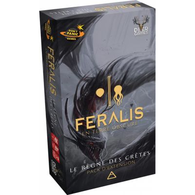 Jeu de Cartes Deck-building Feralis en Terres Obscures : Le Rgne Des Crtes - Extension