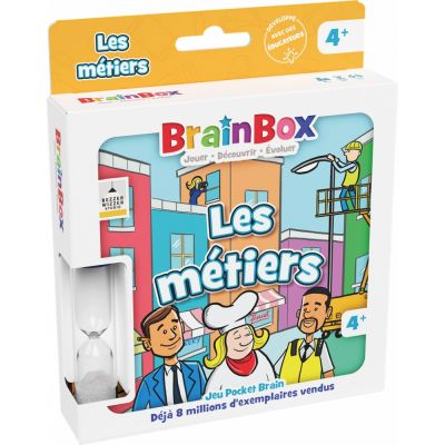 Jeu de Cartes Rflexion BrainBox Pocket : Les mtiers