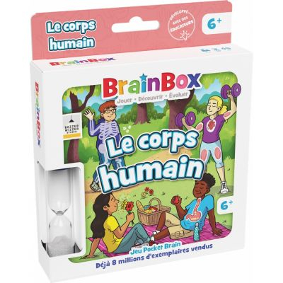 Jeu de Cartes Rflexion BrainBox Pocket : Le corps humain