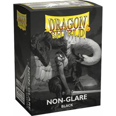 Protges Cartes Standard  Black - Non-Glare Dragonshield (par 100)