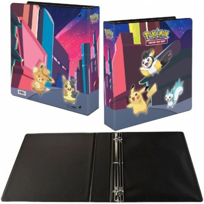Classeurs et/ou Feuilles Pokmon Grand Classeur  Anneaux - Emolga Pikachu