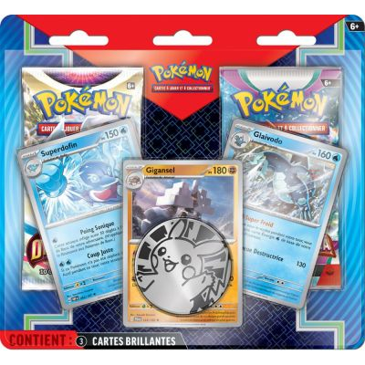 Duopack 2 Boosters Pokmon EB11/EV02 - Superdofin, Gigansel, Glaivodo