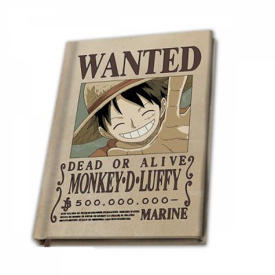Carnet One Piece Card Game ONE PIECE - Cahier A5 Wanted Luffy