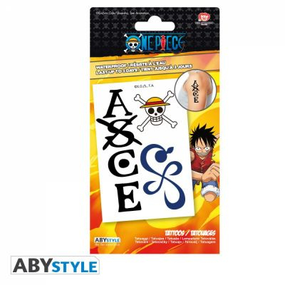 Casquette, Sac, Accessoires One Piece Card Game ONE PIECE Set de tatouages