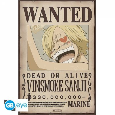Poster One Piece Card Game ONE PIECE Poster Wanted Sanji
