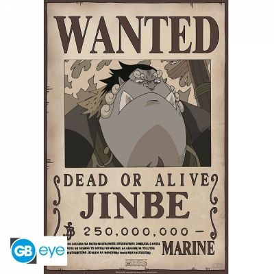 Poster One Piece Card Game ONE PIECE Poster Wanted Jinbe