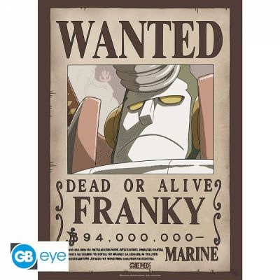 Poster One Piece Card Game ONE PIECE Poster Wanted Franky