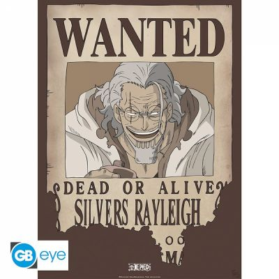 Poster One Piece Card Game ONE PIECE Poster Wanted Rayleigh