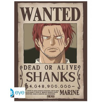 Poster One Piece Card Game ONE PIECE Poster Wanted Shanks