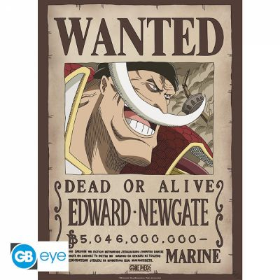 Poster One Piece Card Game ONE PIECE Poster Wanted Whitebeard 2