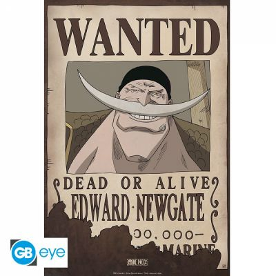 Poster One Piece Card Game ONE PIECE Poster Wanted Whitebeard
