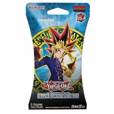 Booster Franais sous Blisters Yu-Gi-Oh! Collection Lgendaire dition 25e anniversaire : La Lgende du Dragon Blanc aux Yeux Bleus - blister
