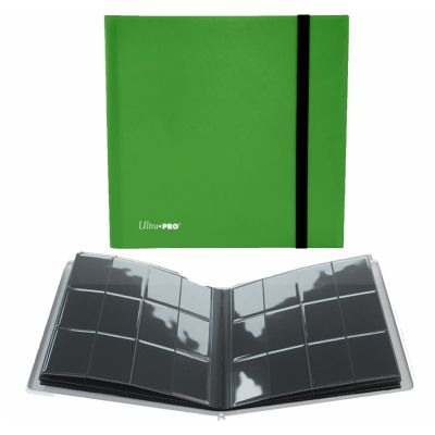 Portfolio PROBINDER - 12 Cases  Pro-binder - Eclipse - Vert Clair (Lime Green) -  480 Cases (20 Pages De 24)