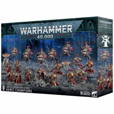 Figurine Best-Seller Warhammer 40.000 - Adeptus Custodes Battleforce : Auric Champions