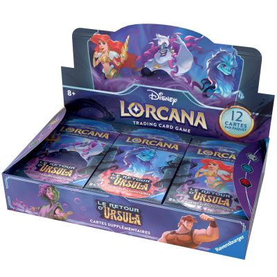 Boite de Boosters Franais Lorcana Display de 24 boosters : Le Retour d'Ursula