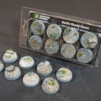 Figurine Figurine Gamers Grass - Urban Warfare : 8 socles de 32mm 