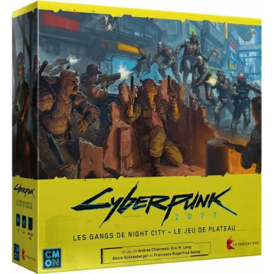 Jeu de Plateau Stratgie Cyber Punk 2077 : Gangs of Night City