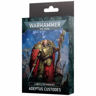 Figurine Warhammer 40.000 Warhammer 40.000 - Adeptus Custodes : Cartes Techniques