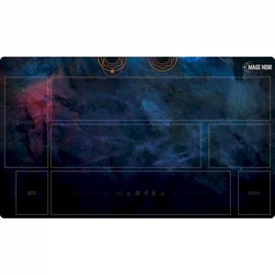 Tapis de Jeu et Wall Scroll Stratgie Playmat : Mage Noir - Zones