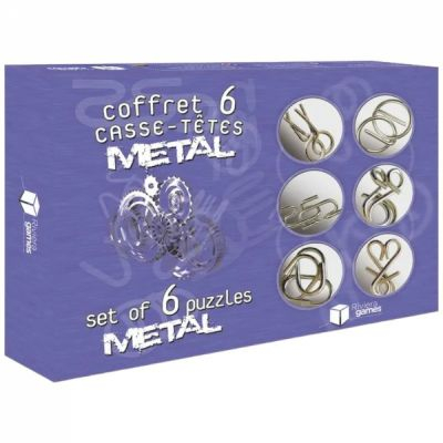 Casse-tte Rflexion Coffret 6 Casse-Ttes Mtal