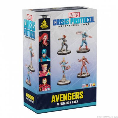 Figurine Marvel Crisis Protocol Marvel Crisis Protocol : Miniatures Game - Avengers Affiliation Pack