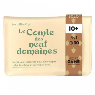 Jeu de Cartes Gestion Microgame - Le Comte des Neufs Domaines