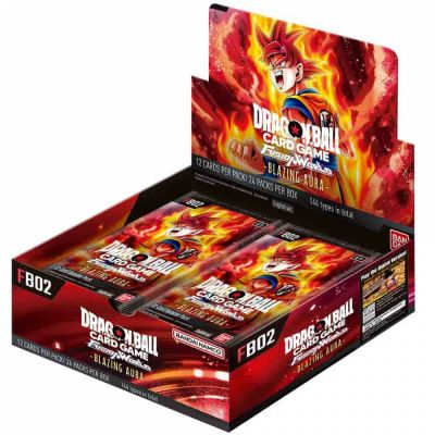 Boite de Boosters Anglais Dragon Ball Super Boite de 24 Boosters DBS Fusion World : Blazing Aura