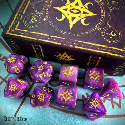 Ds et Gemmes Jeu de Rle Elder Dice - The Star of Azathoth