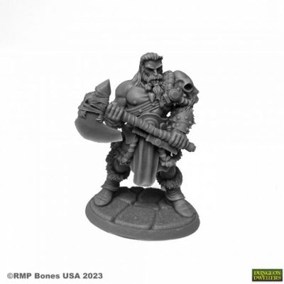 Figurine Figurine Dungeon Dwellers - Kreed Bloodbeard, Barbarian
