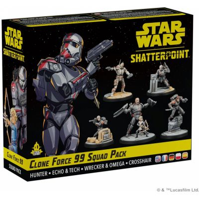 Figurine Star Wars Shatterpoint Star Wars : Shatterpoint - Squad Pack - Clone Force 99 (Pack d'escouade)
