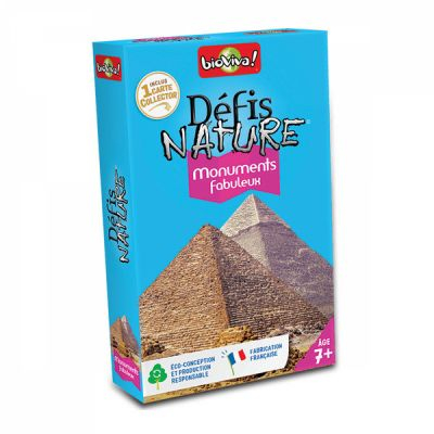 Jeu de Cartes Enfant Dfis Nature : Monuments fabuleux