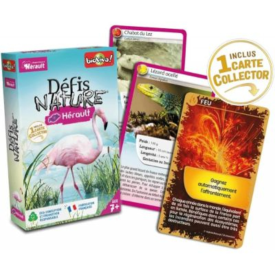 Jeu de Cartes Enfant Dfis Nature : Hrault