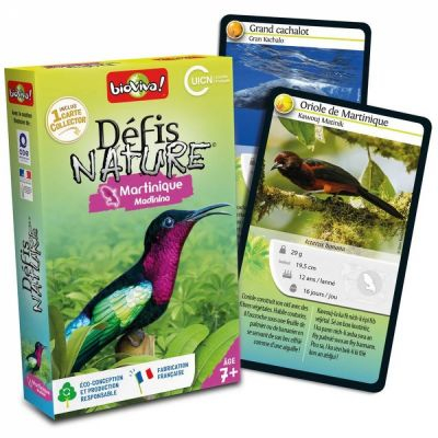 Jeu de Cartes Enfant Dfis Nature : Martinique
