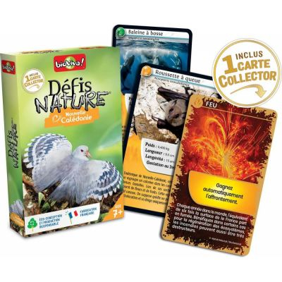 Jeu de Cartes Enfant Dfis Nature : Nouvelle Caldonie