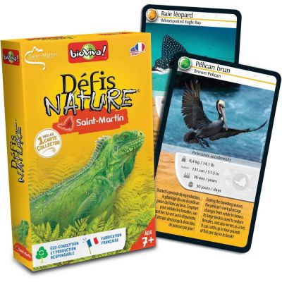 Jeu de Cartes Enfant Dfis Nature : Saint Martin