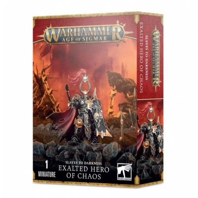 Figurine Warhammer Age of Sigmar Warhammer Age of Sigmar - Slaves to Darkness : Exalted Hero of Chaos