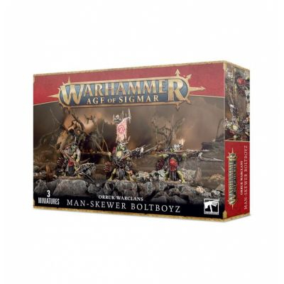 Figurine Warhammer Age of Sigmar Warhammer Age of Sigmar - Orruk Warclans : Man-Skewer Boltboyz